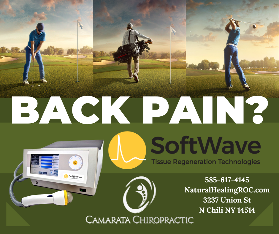 Alleviate Back Pain and Enhance Your Golf Performance with SoftWave Tissue Regeneration Technology and Chiropractic Care at Camarata Chiropractic & Wellness in Rochester NY